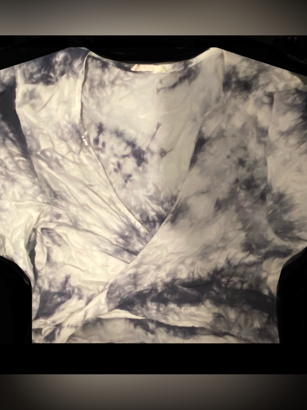 Women's Tie-Dye Wrap or knot Crop top